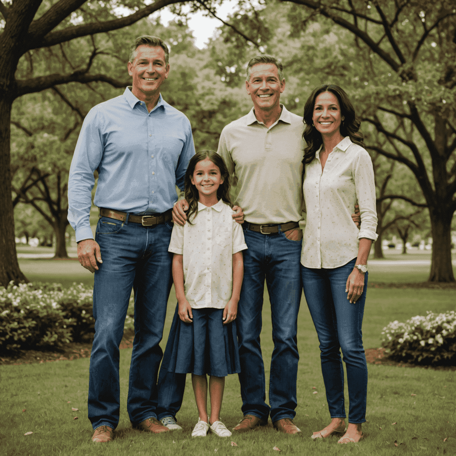 A family portrait symbolizing the importance of life insurance in protecting loved ones financially.