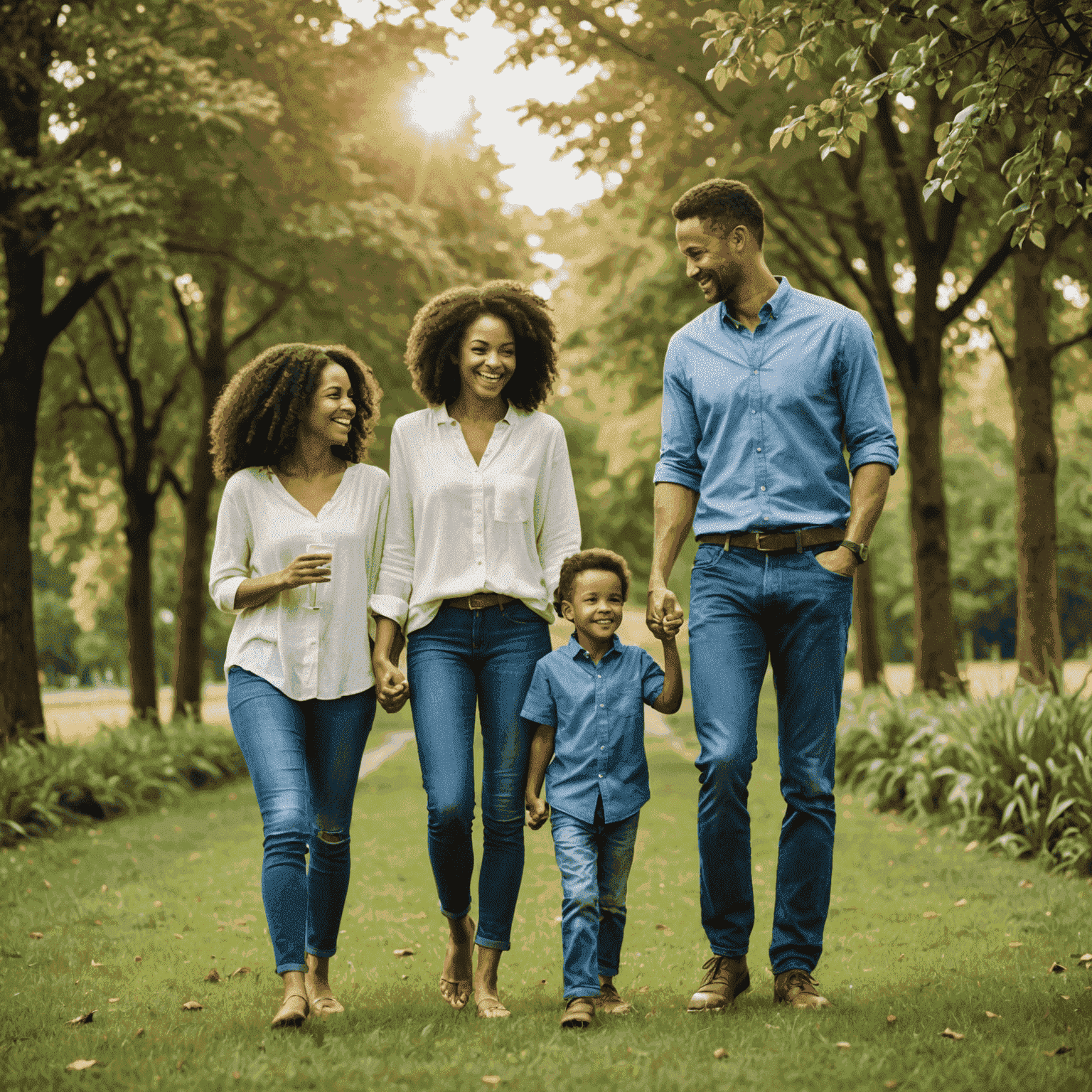 A happy family enjoying time together outdoors, representing the importance of protecting their financial future with life insurance